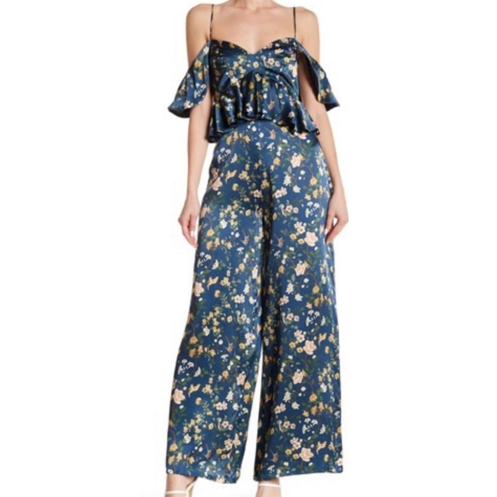Amur Floral Blue Jumpsuit